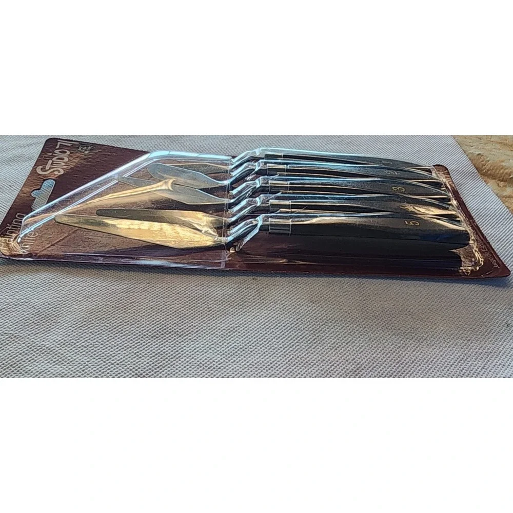 New STUDIO 71 New‎ 5-Piece Painting Knife Set Wood Handle SS